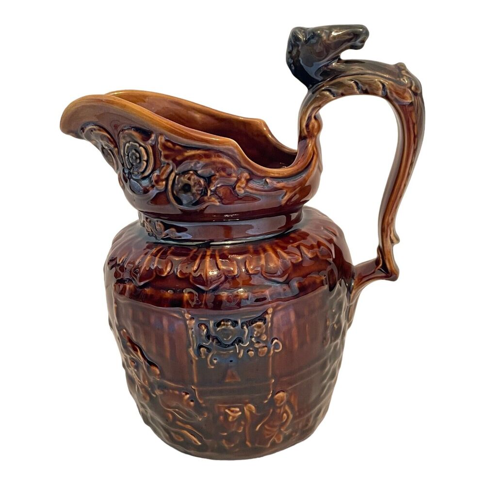 Antique Arthur Wood English Pottery Pitcher Jug